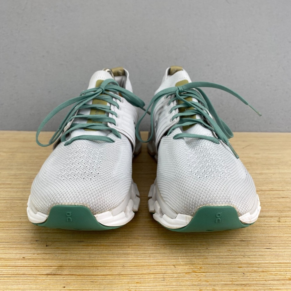 On Mens Cloudswift 3 White Green Running Shoes Sneakers 11.5 - Picture 2 of 10